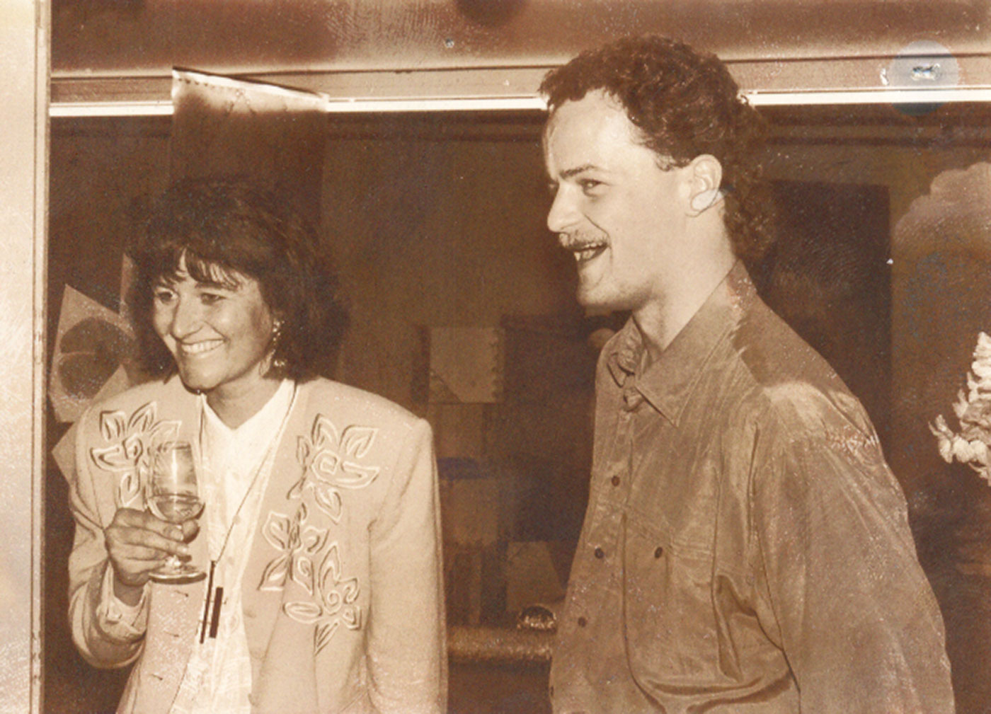 Madeleine und Martin Rickenbach, Ateliereroeffnung 1991